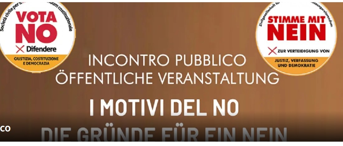 Öffentliche Veranstaltung zum Referendum am 27. Februar „Die Gründe für ein Nein"